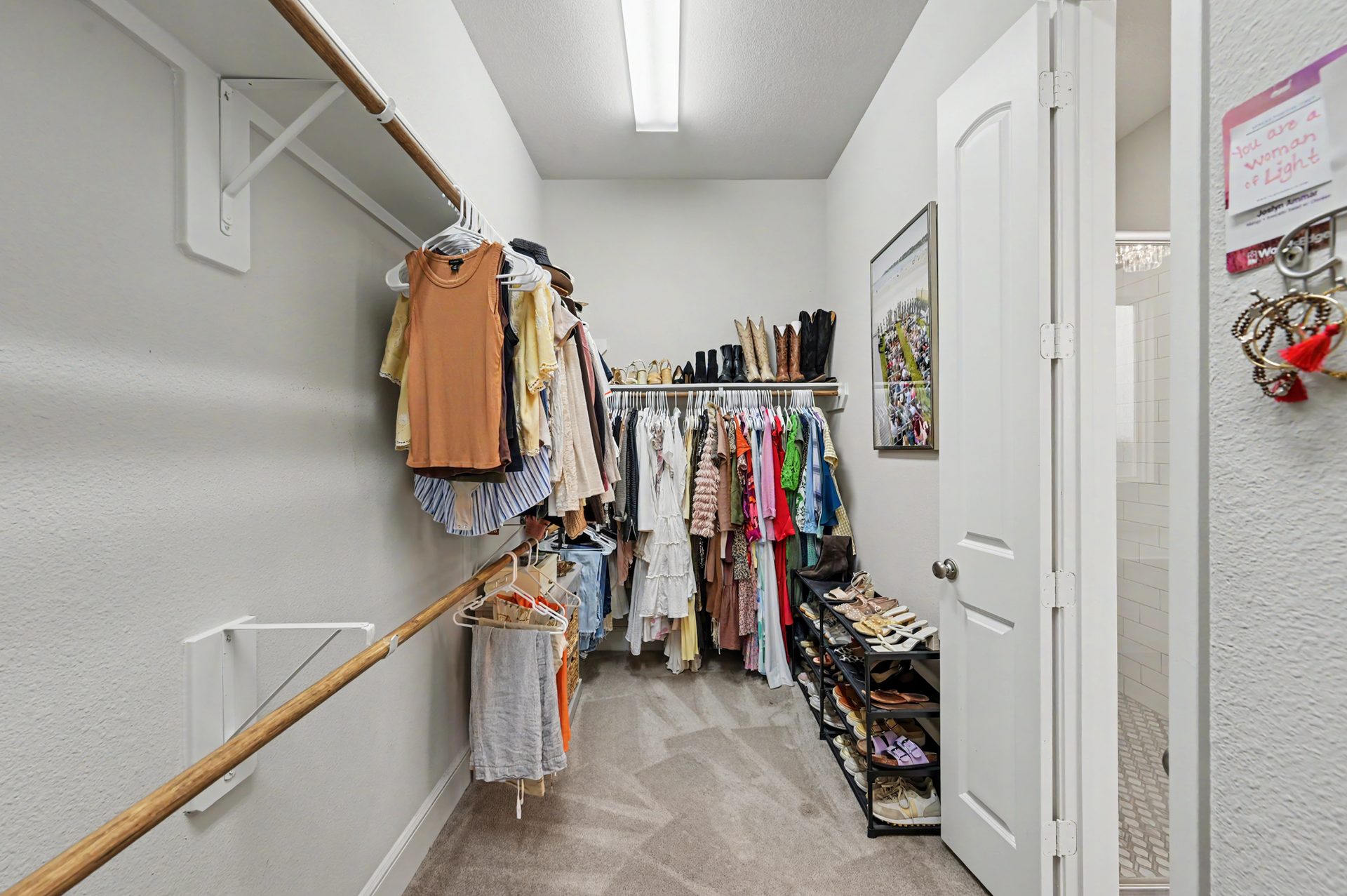 Walk-in closet with dressing space