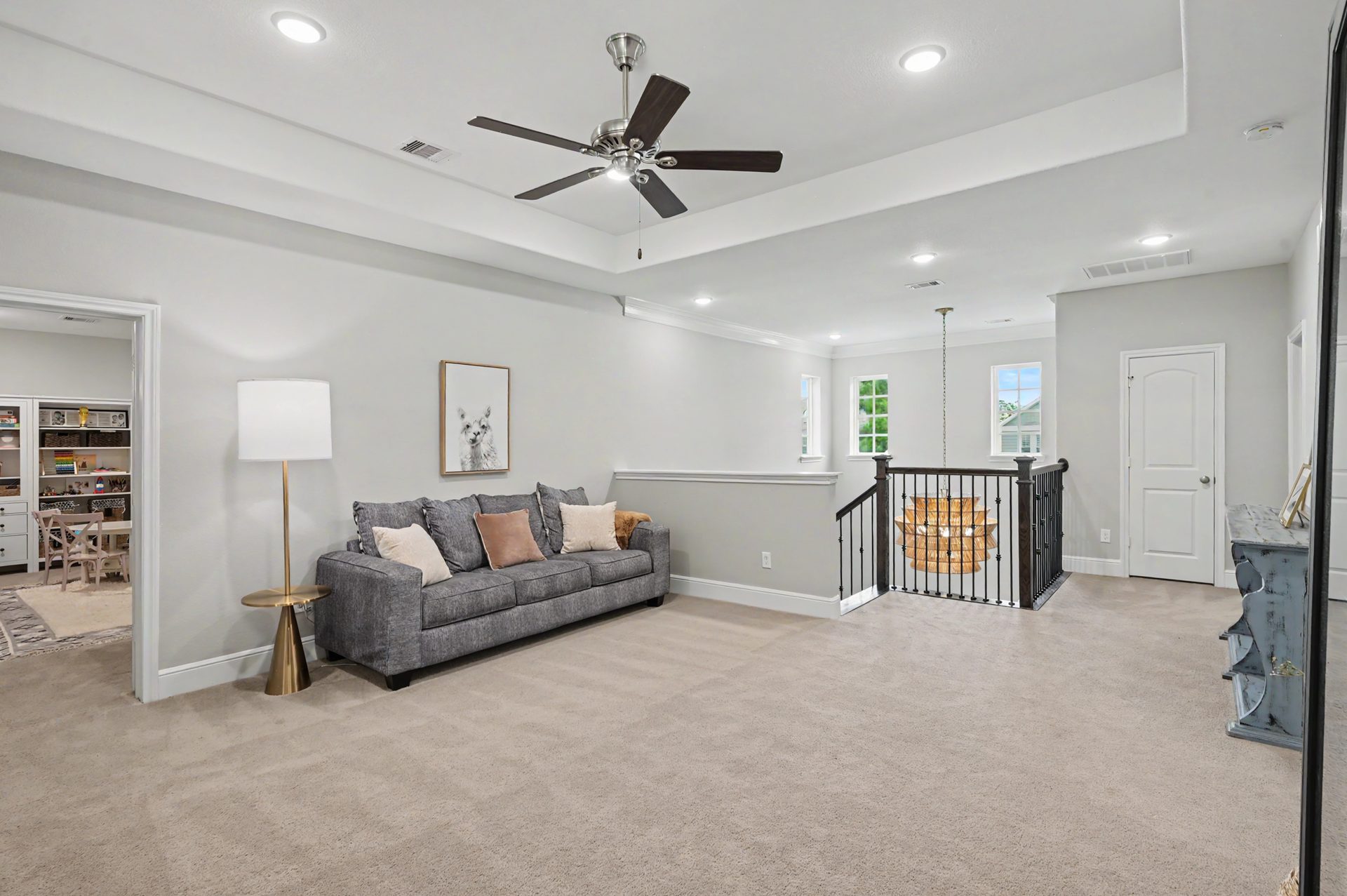 Game room lounge space